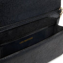 Damen-Clutch mit Umhängeriemen LOVE MOSCHINO Modell Smart Daily Soft in Schwarz