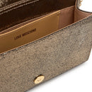 Clutch Donna con Tracolla LOVE MOSCHINO linea Smart Daily Soft Oro