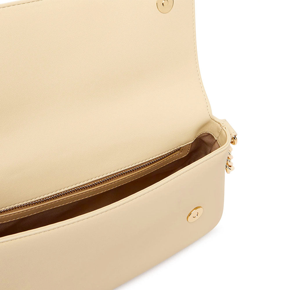 Damen-Schultertasche LOVE MOSCHINO Modell Bold Bag in Creme