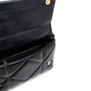 Borsa Donna a Mano con Tracolla LOVE MOSCHINO linea Embossed Trapuntata Nera