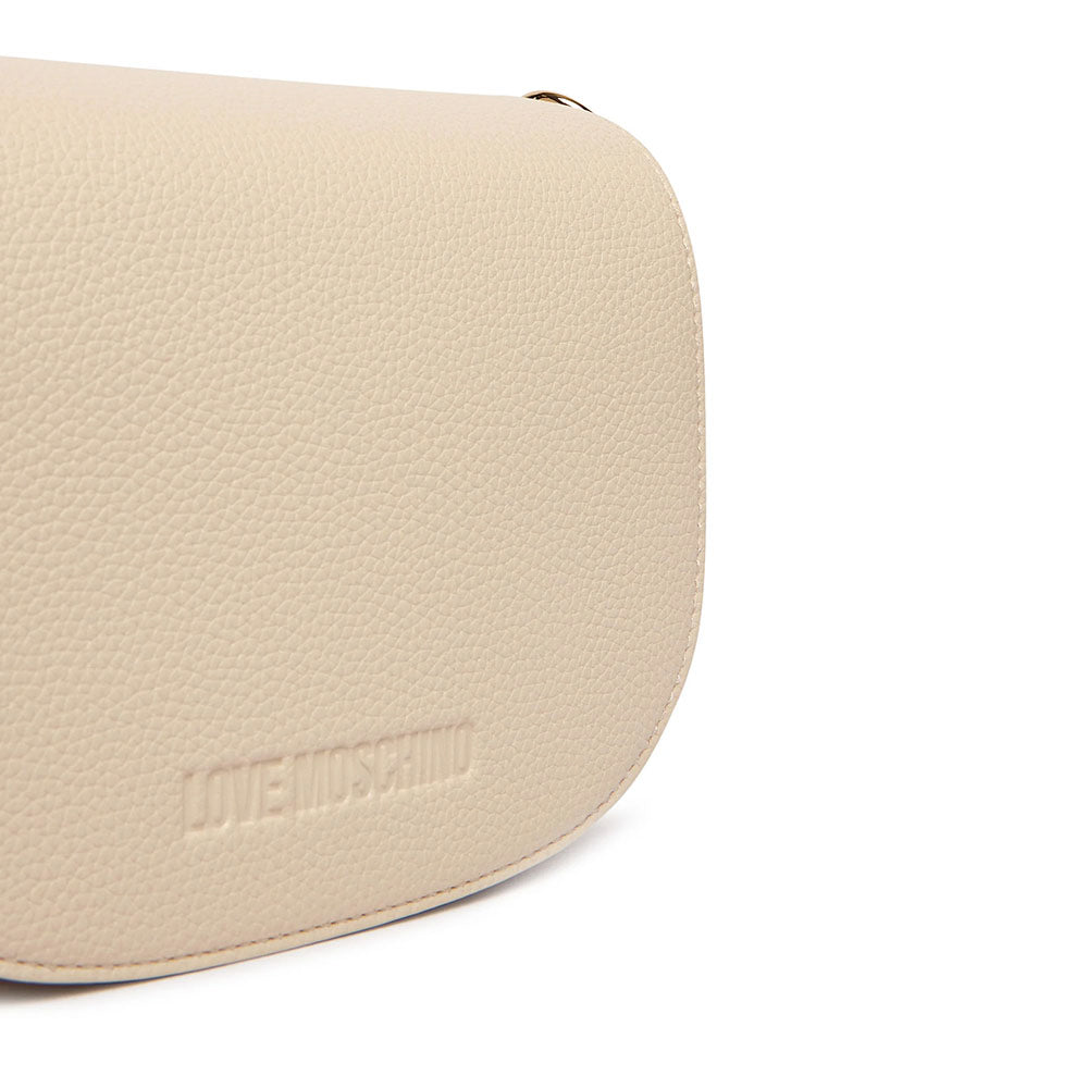 Damen-Umhängetasche LOVE MOSCHINO Modell Giant Logo in Ivory