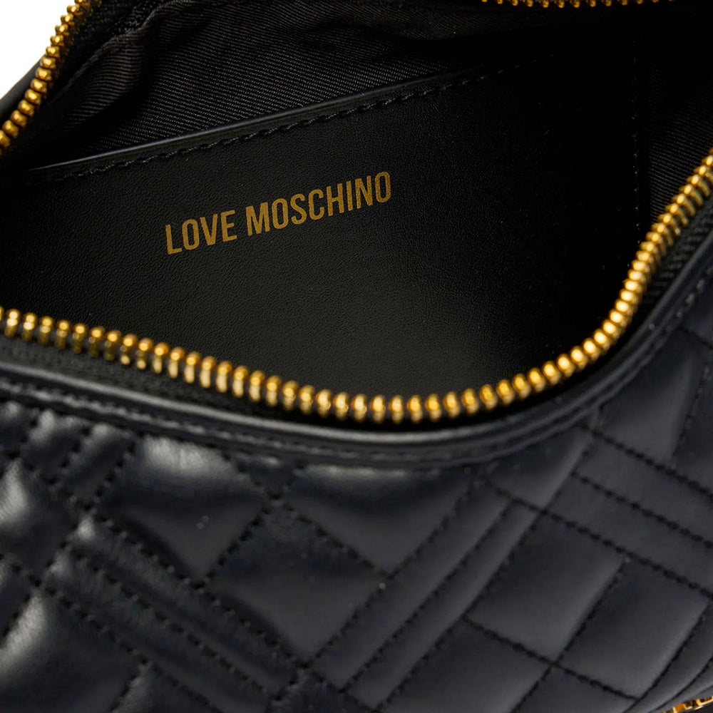 Borsa Donna a Spalla LOVE MOSCHINO in Ecopelle Trapuntata Nera