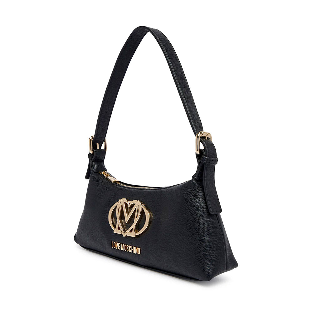 Borsa Sottospalla Donna LOVE MOSCHINO in Ecopelle Nera