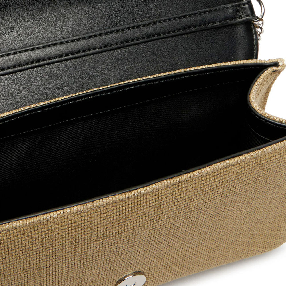 Clutch Donna LOVE MOSCHINO in Canvas color Oro