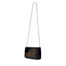 Clutch con Tracolla LOVE MOSCHINO in Vernice Nera