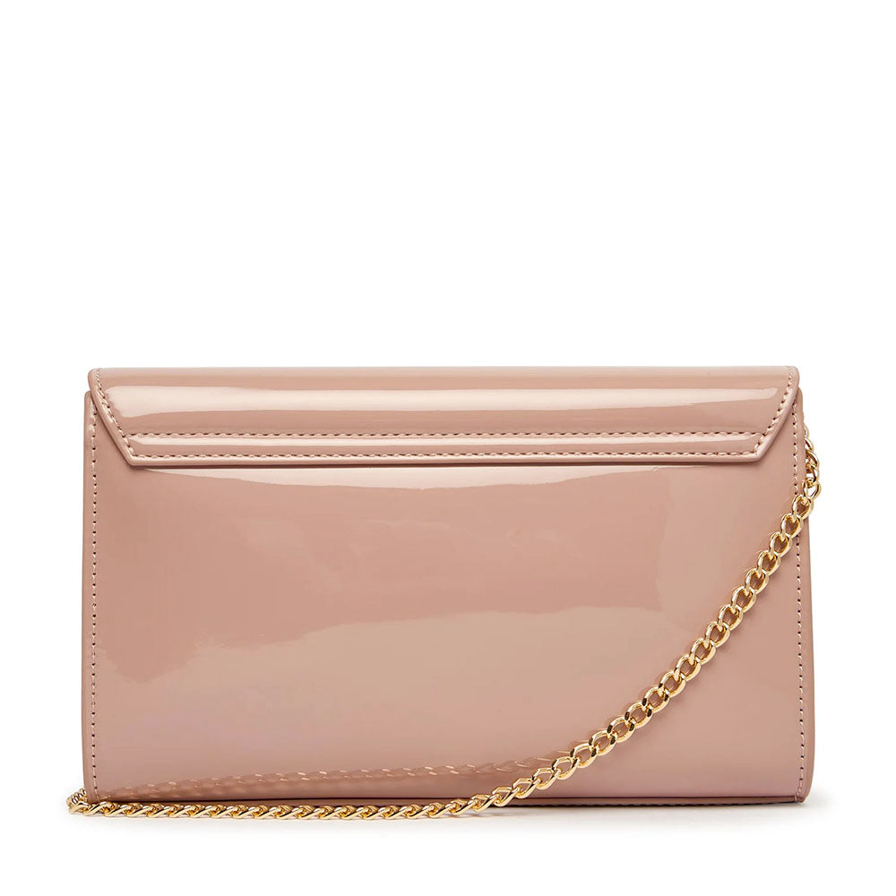 Clutch con Tracolla LOVE MOSCHINO in Vernice Rosa