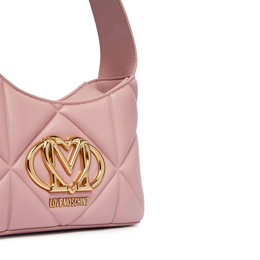 Borsa Donna Sottospalla LOVE MOSCHINO linea Embossed Rosa