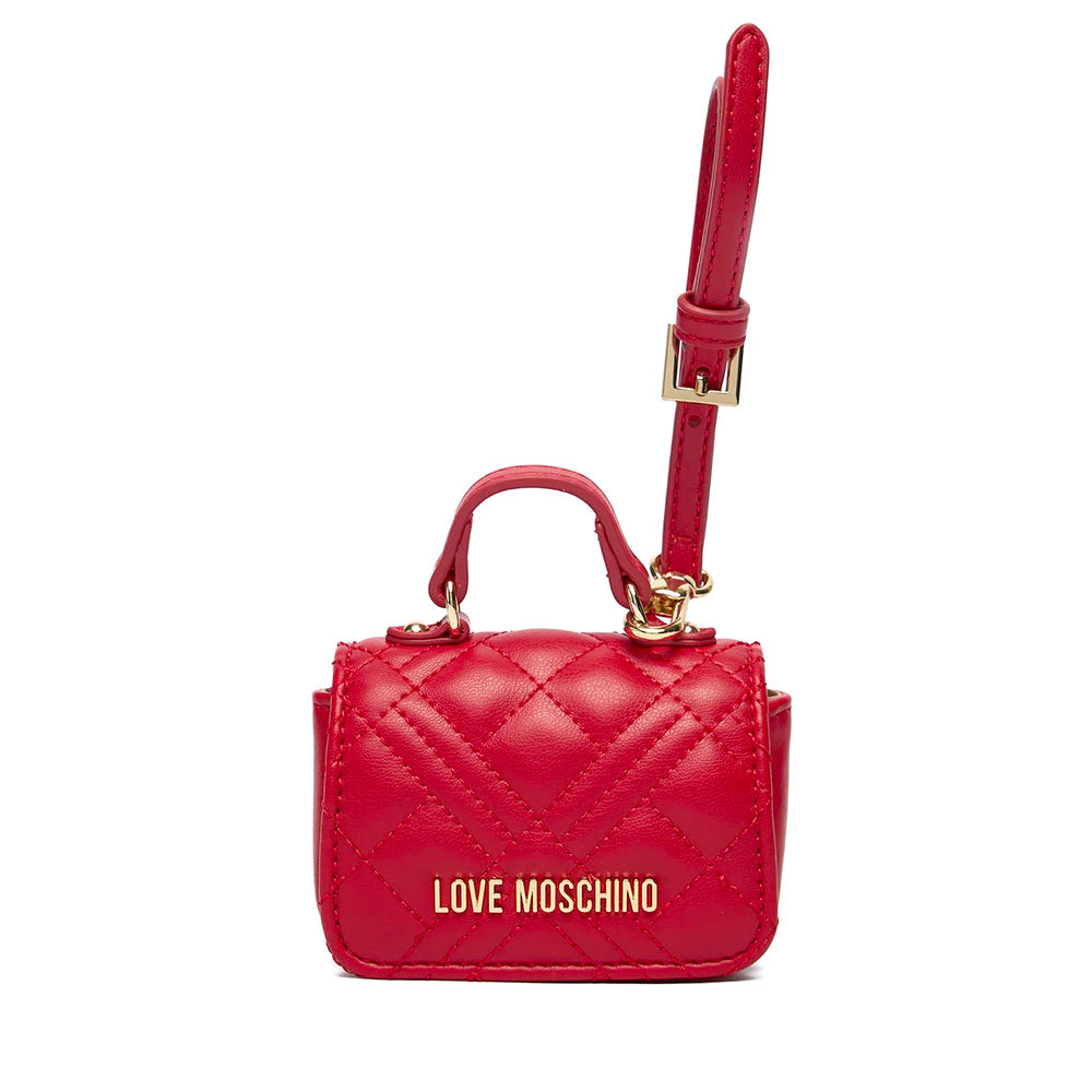 Portachiavi Donna a Forma di Borsa LOVE MOSCHINO linea Quilted Rosso
