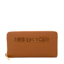 Portafoglio Donna Zip Around LOVE MOSCHINO linea Bold Love color Cuoio