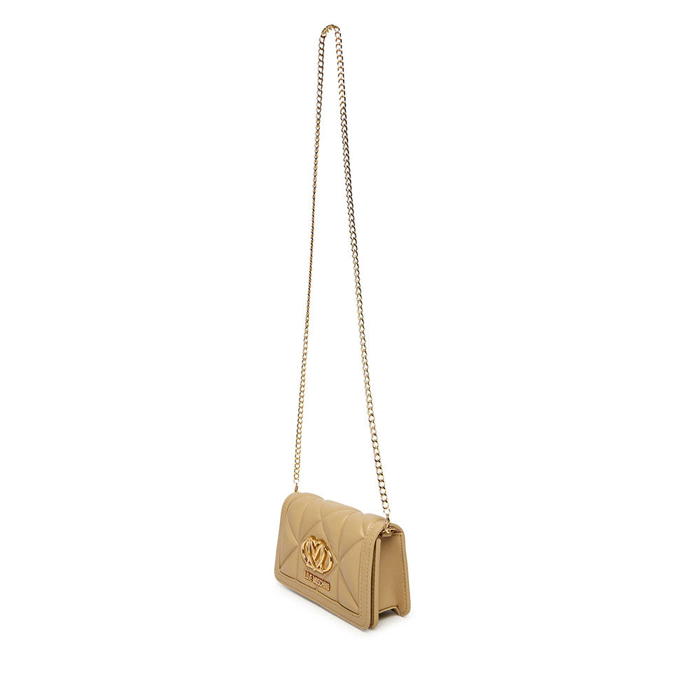 Cutch Trapuntata Donna LOVE MOSCHINO linea Embossed Taupe