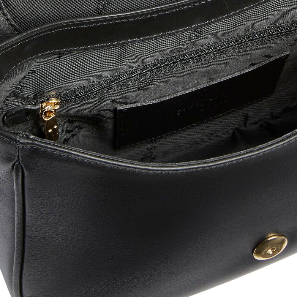 Borsa Donna a Tracolla Media 1A Classe Alviero Martini linea Brave Messenger in Pelle Nera LD55