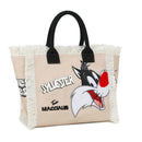 Borsa Donna a Mano BRACCIALINI linea Summer LT in Canvas stampa Silvestro