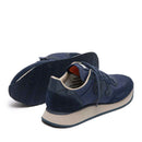 Sneakers Uomo WUSHU RUYI Master 663 in Nylon e Suede Deep Blue Pacific Ocean e Gray Whale