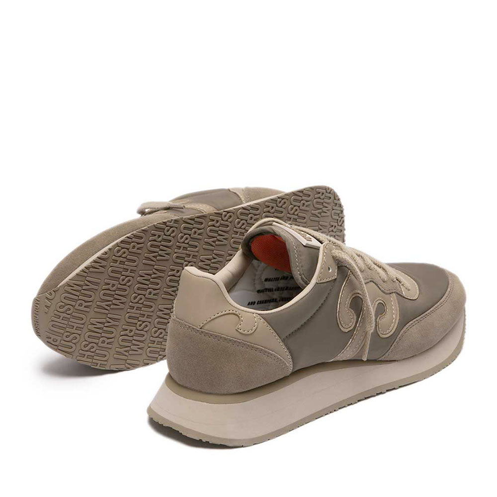 Sneakers Uomo WUSHU RUYI Master 664 in Nylon e Suede Army Birch