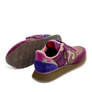 Sneakers Donna WUSHU RUYI Master 704 in Nylon e Suede Fig Chocolate Malt Astral Aura Dark Purple