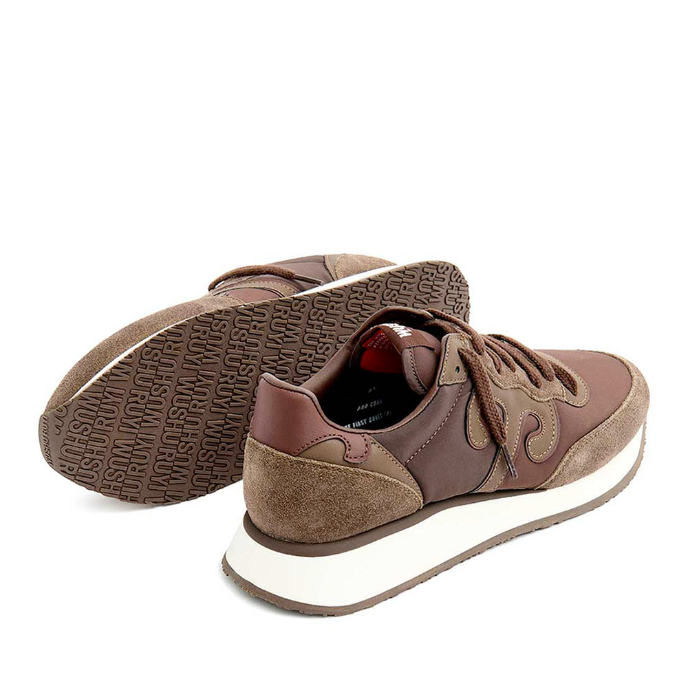Sneakers Donna WUSHU RUYI Master 716 in Nylon e Suede Cocoa Chicory Coffee e Coffee Bean