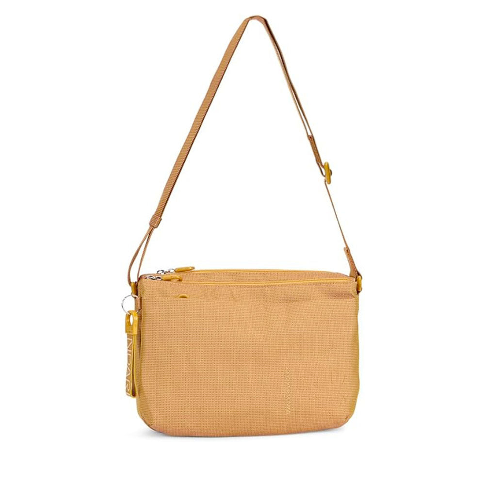 Borsa Donna a Tracolla Tre Scomparti MANDARINA DUCK linea MD20 in Tessuto color Senape