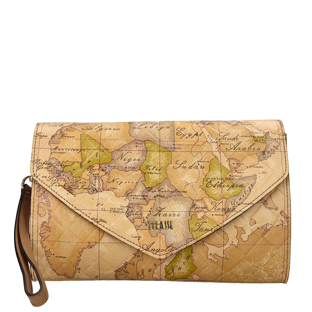 Clutch Donna 1A Classe Alviero Martini in Pelle stampa Geo Classic PO53