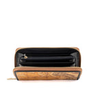 Portafoglio Donna Zip Around 1A Classe Alviero Martini linea Valley Geo Nero e Geo Classic PP01