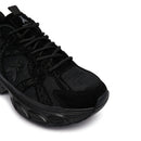 Sneakers Running PATRIZIA PEPE Girl linea Fly Run Tech in Mesh e Suede Nero