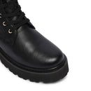 Anfibi PATRIZIA PEPE Girl linea Fly Cult Strass in Pelle Nera