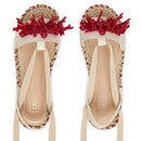Sandali Donna LIU JO Paros 02 in Cavas Beige e Rosso Corallo
