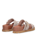 Ciabatte Donna Doppia Fascia LIU JO Livia 02 in Pelle Beige