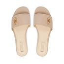 Ciabatte Donna Flat LIU JO Sandy 03 in Pelle Beige