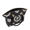 Shopping Bag POLLINI linea Day Si! Heritage Nero e Bianco