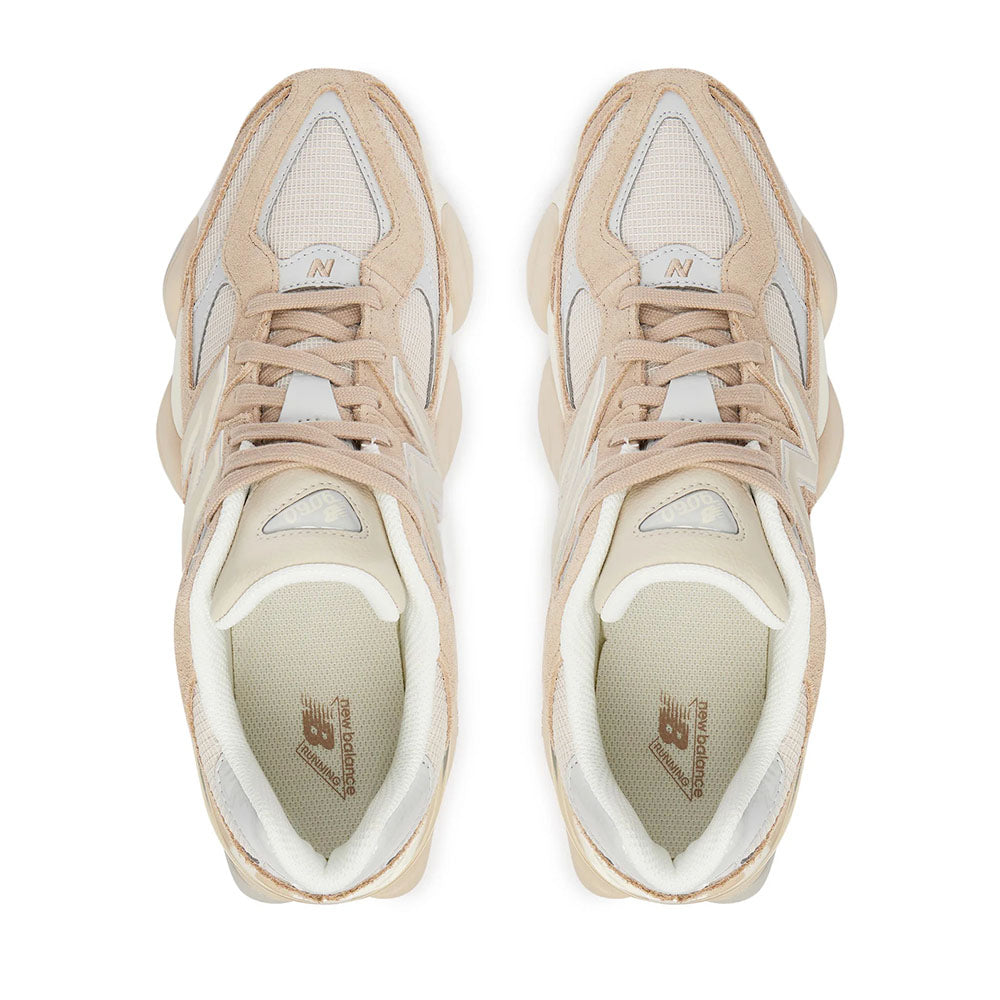 Sneakers Running NEW BALANCE 9060 in Suede e Mesh Driftwood e Timberwolf