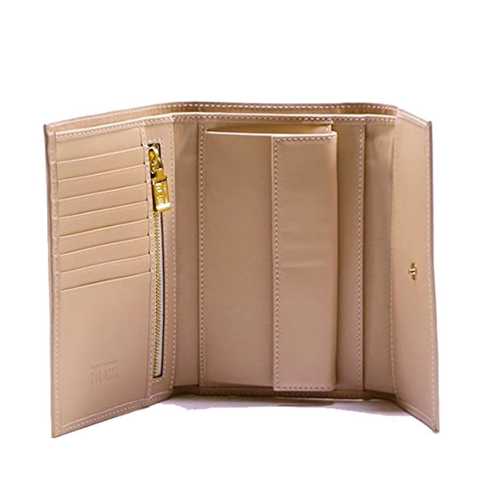 Damenbrieftasche mit Knopf 1A Classe Alviero Martini Geo White Linie W017