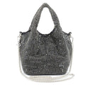 Borsa Gioiello a Mano CULT linea Demi Nera con Strass