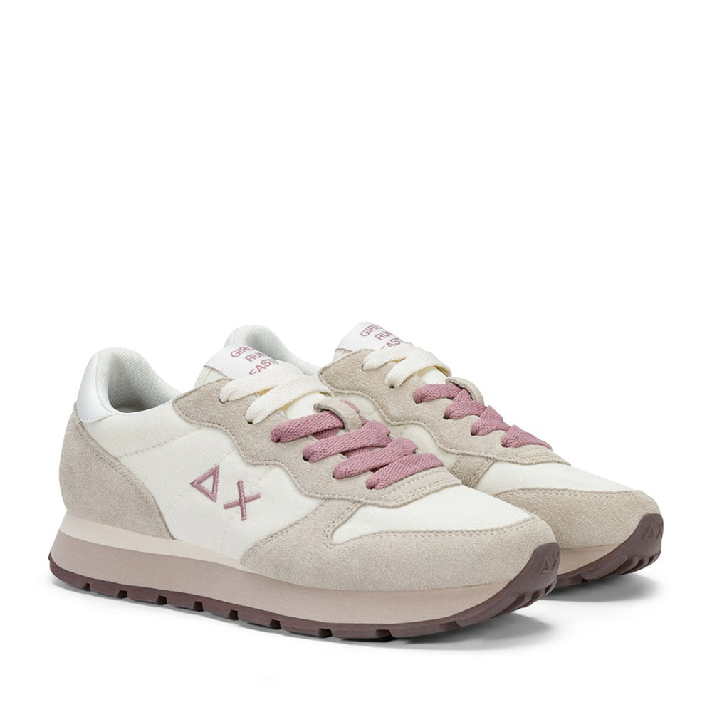 Sneakers Donna SUN68 Ally Solid Bianco Panna - Z46201