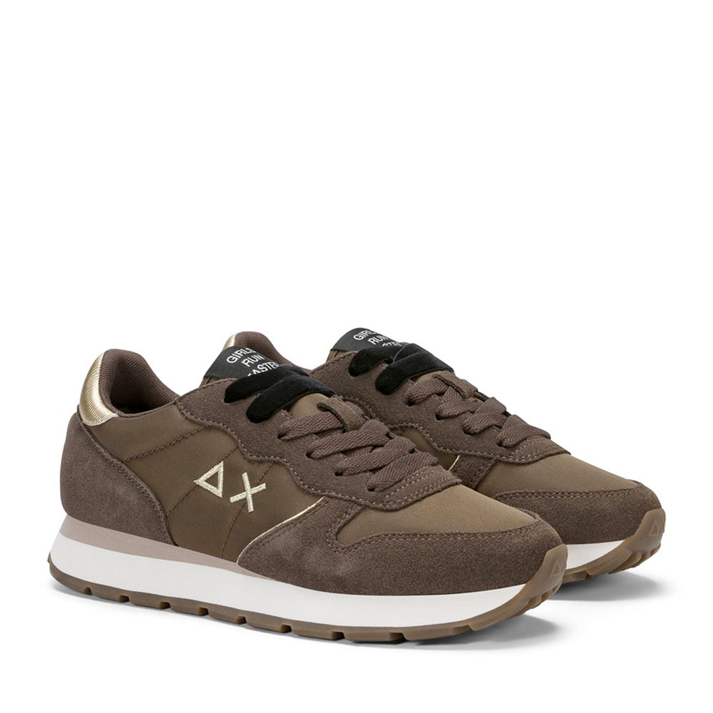 Sneakers Donna SUN68 Ally Silver Gold Marrone - Z46202