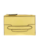 Portafoglio Donna con Bottone THE BRIDGE linea Lucrezia in Pelle Giallo Banana