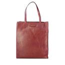 Borsa Donna Shopper Verticale THE BRIDGE linea Mirra in Pelle Viola Orchidea