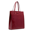 Borsa Donna Shopper Verticale THE BRIDGE linea Mirra in Pelle Rosso Mattone
