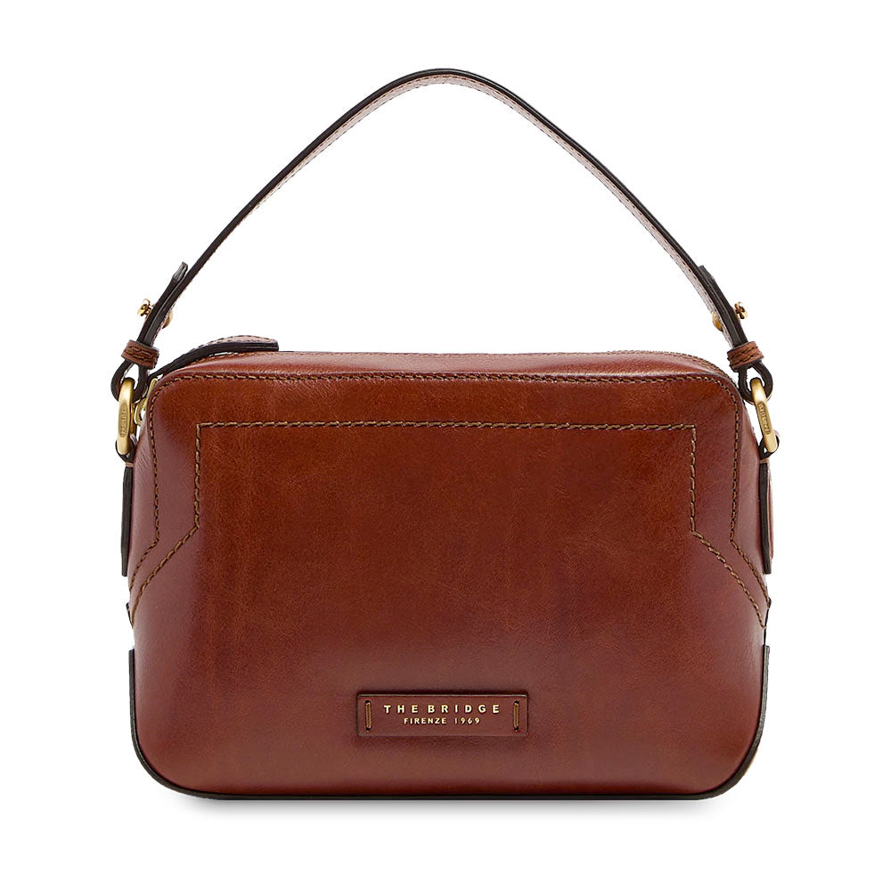 Borsa Donna a Tracolla THE BRIDGE linea Larissa in Pelle Marrone