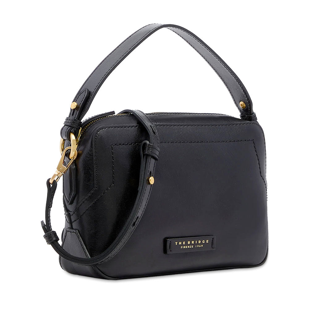 Borsa Donna a Tracolla THE BRIDGE linea Larissa in Pelle Nera