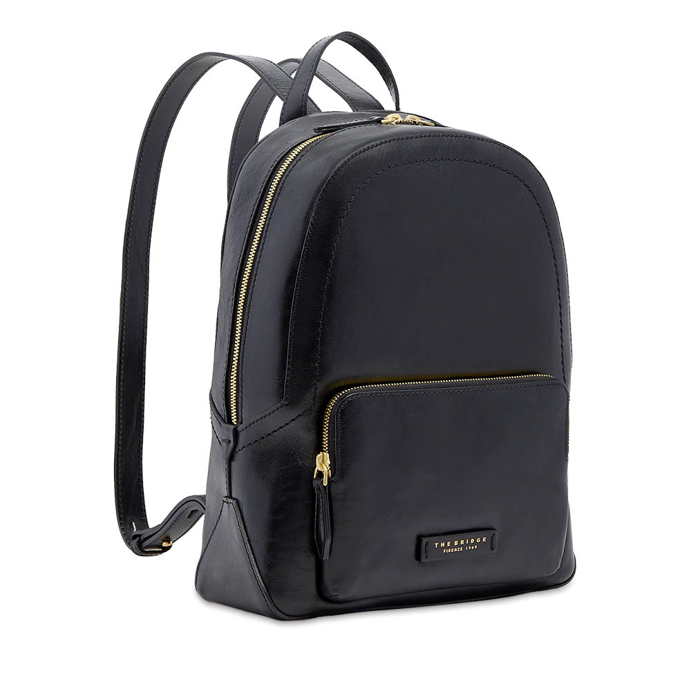 Zaino Donna THE BRIDGE linea Larissa in Pelle Nera