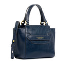 Borsa Donna a Mano THE BRIDGE linea Lucrezia in Pelle Blu Notte