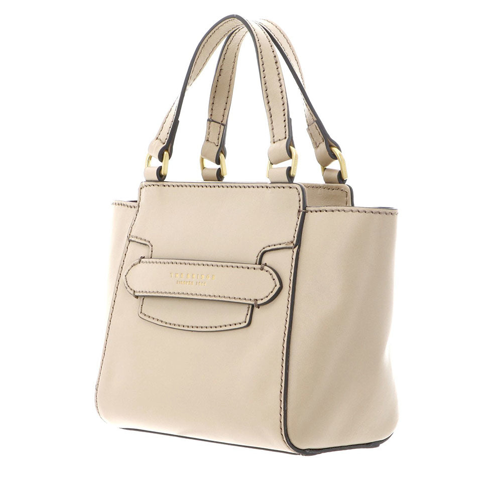 Borsa Donna a Mano THE BRIDGE linea Lucrezia in Pelle color Burro