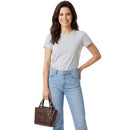 Borsa Donna a Mano THE BRIDGE linea Lucrezia in Pelle color Moka