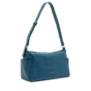 Borsa Donna a Spalla THE BRIDGE linea Letizia in Pelle Blu Pavone
