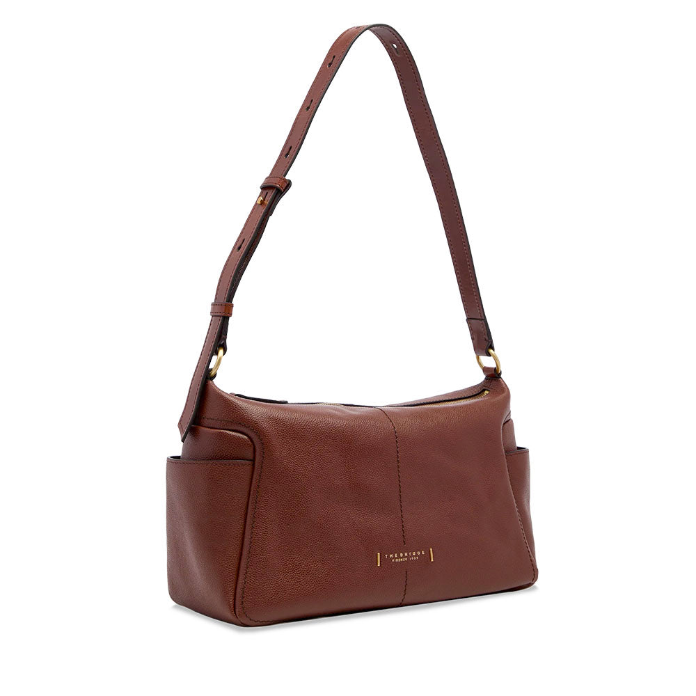 Borsa Donna a Spalla THE BRIDGE linea Letizia in Pelle Marrone