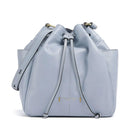 Borsa Donna Secchiello THE BRIDGE linea Letizia in Pelle Azzurro Acqua