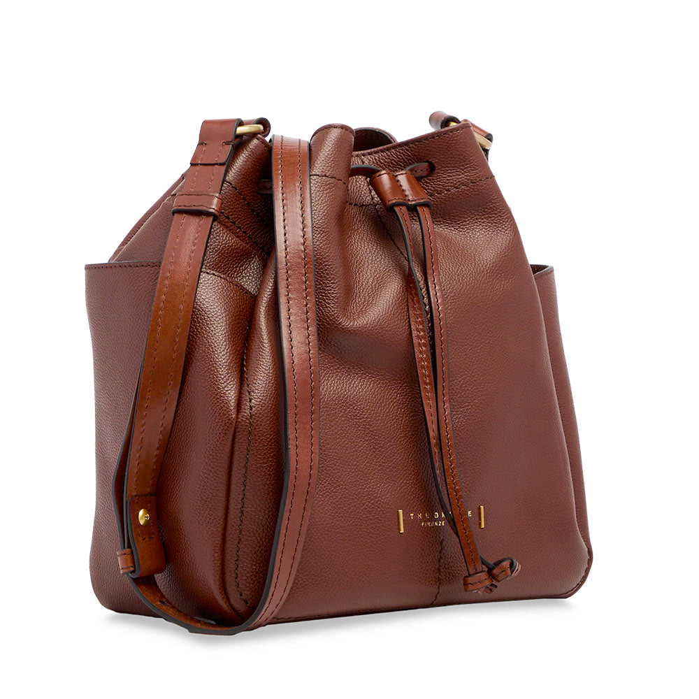 Borsa Donna Secchiello THE BRIDGE linea Letizia in Pelle Marrone