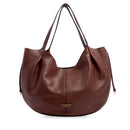 Maxi Shopping Bag Donna THE BRIDGE linea Marisa in Pelle Marrone