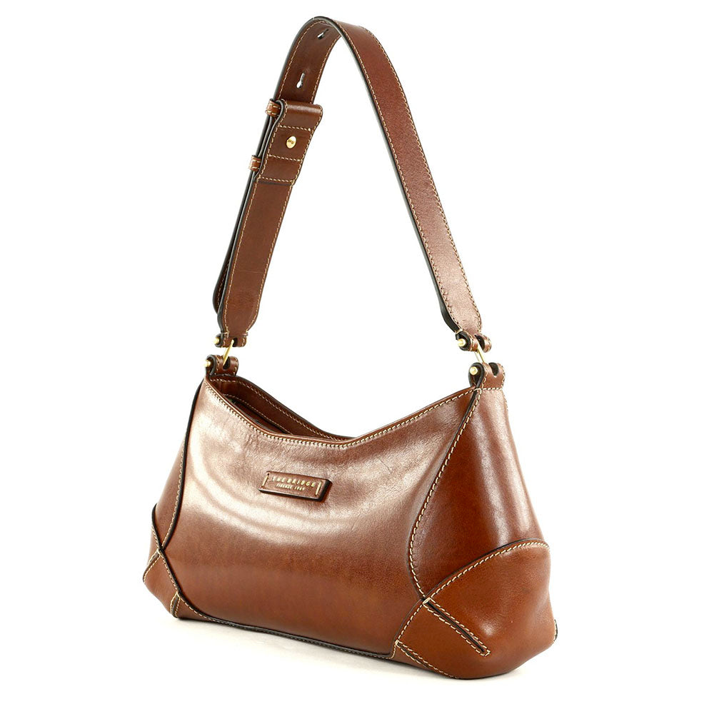 Borsa Donna Sottospalla THE BRIDGE linea Giorgia in Pelle Marrone