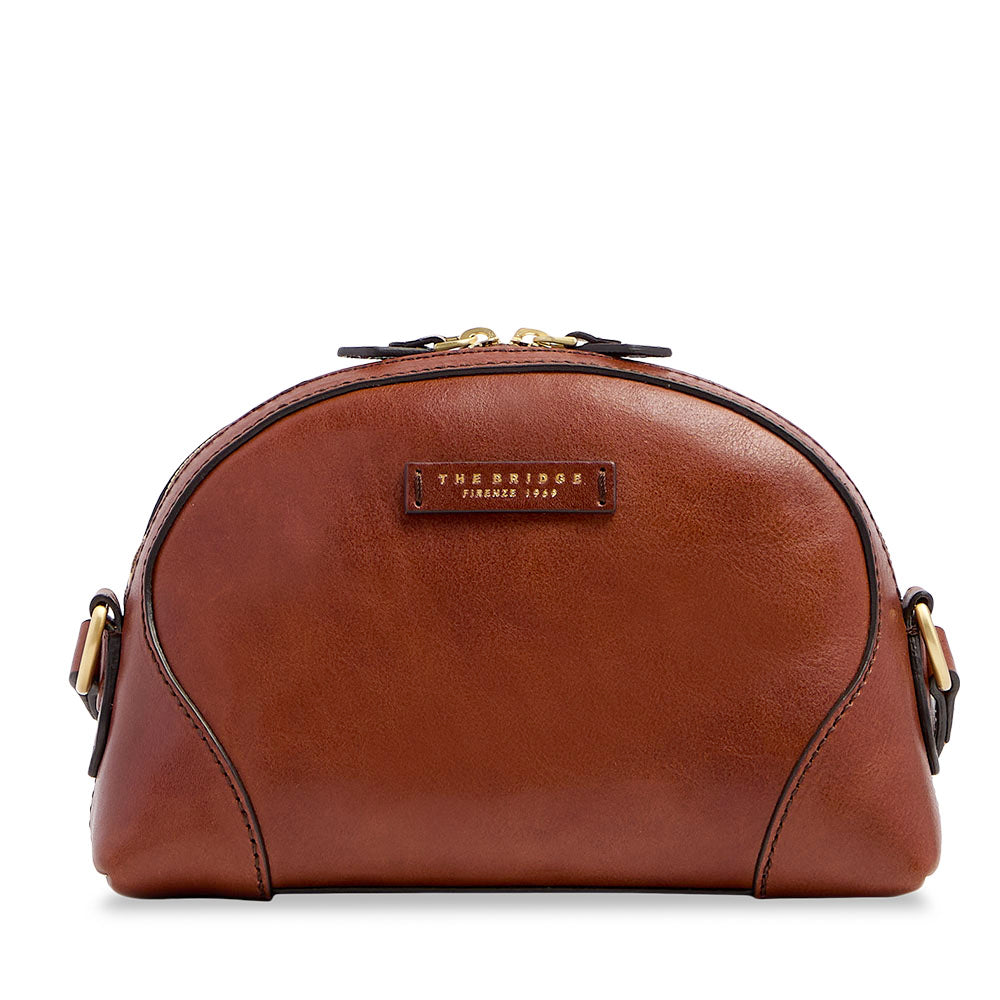 Borsa Donna a Tracolla THE BRIDGE linea Magda in Pelle Marrone